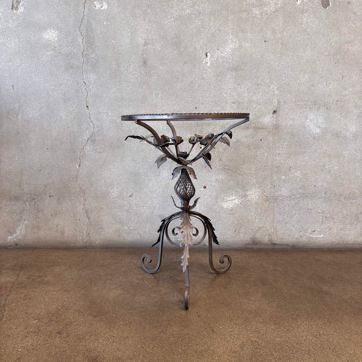 Wrought Iron Side Table