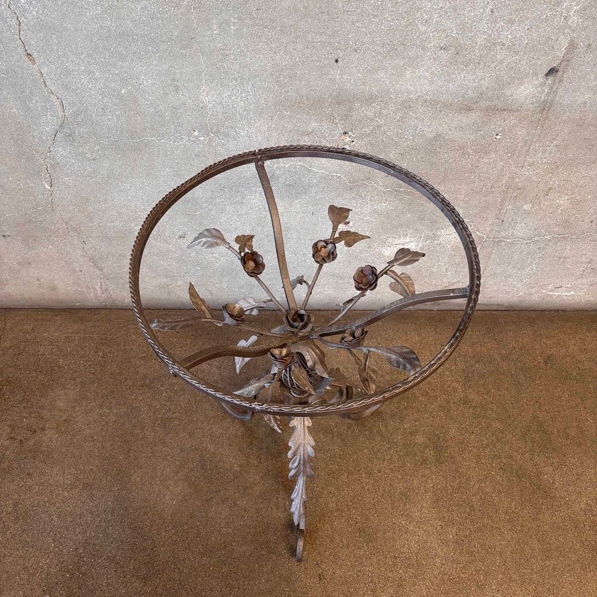 Wrought Iron Side Table