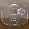 Mid Century Style Clear Shell Chair