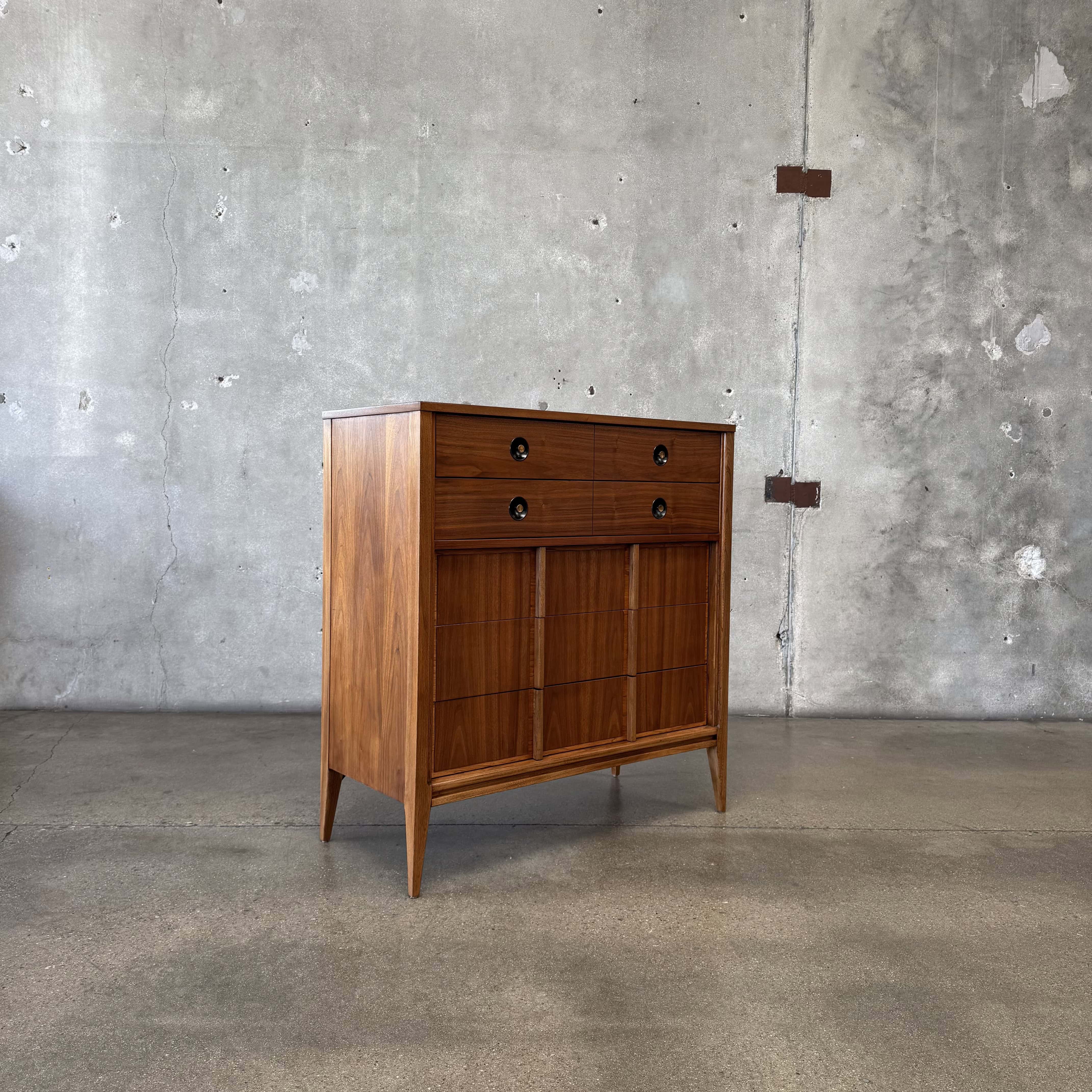 modern tallboy dresser Mirrored Modern Tallboy Dresser