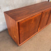 Vintage Mid Century Modern Walnut Credenza By Dillingham