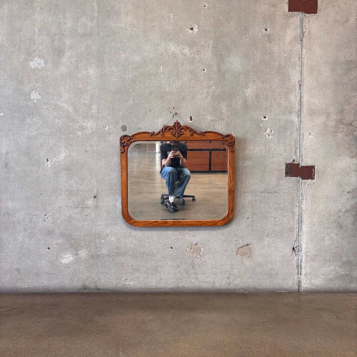 Antique Large Mirror