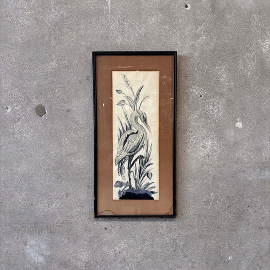 Antique Signed Watercolor