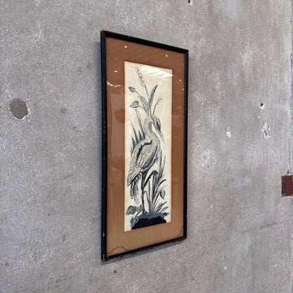 Antique Signed Watercolor