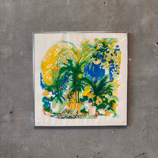 Signed Litho "The Palm Garden"