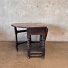 Antique Oval Drop Leaf Table w/Drawer