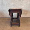 Antique Oval Drop Leaf Table w/Drawer