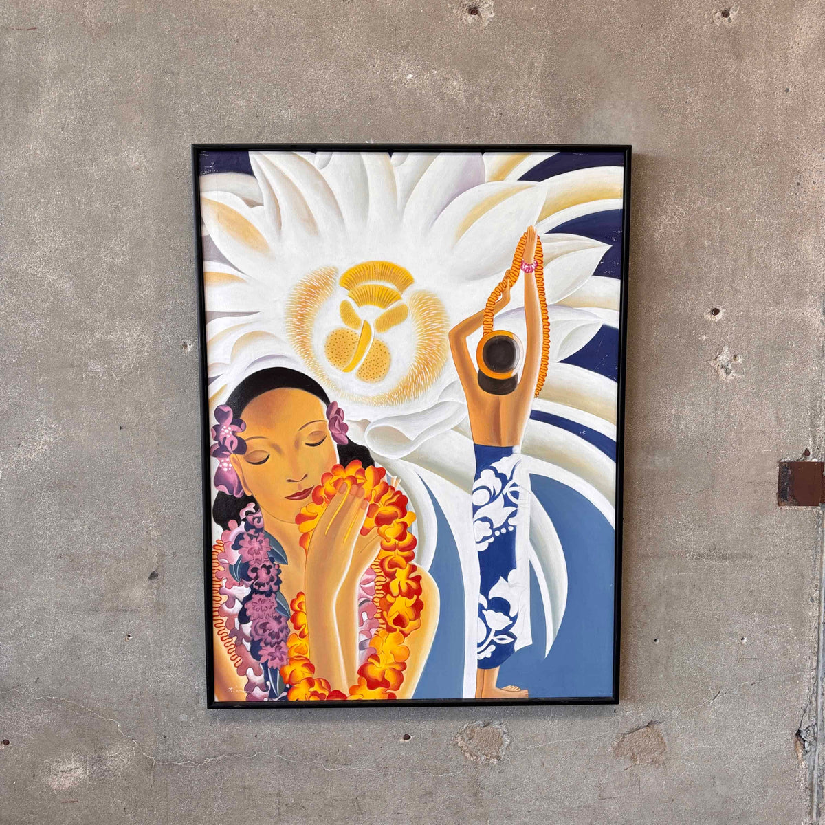 Hawaiian Painting of Iconic Menu