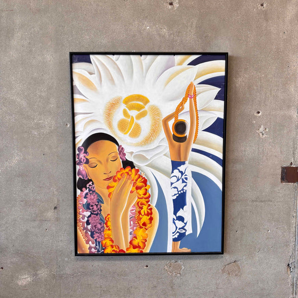 Hawaiian Painting of Iconic Menu