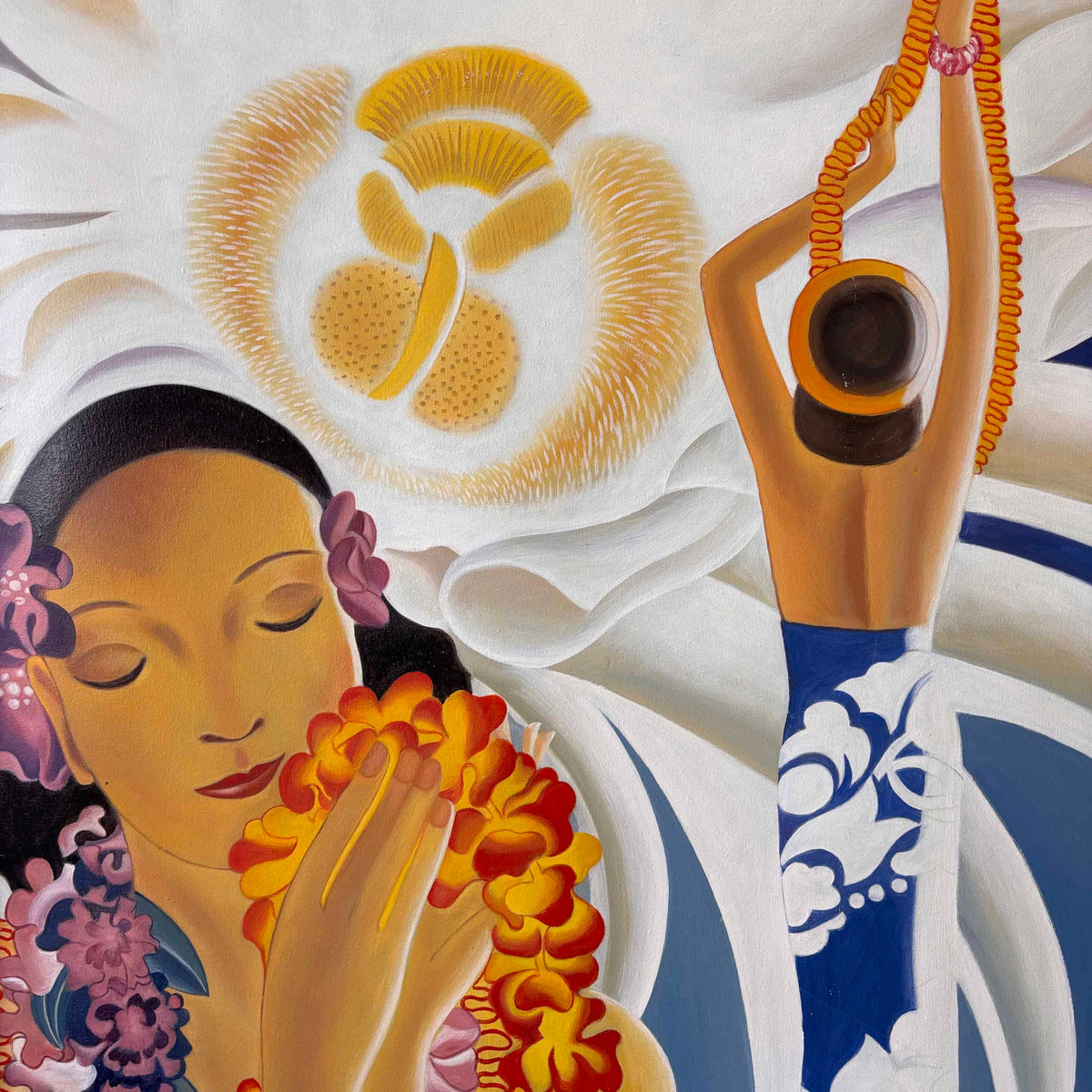 Hawaiian Painting of Iconic Menu