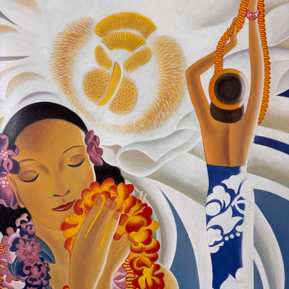Hawaiian Painting of Iconic Menu