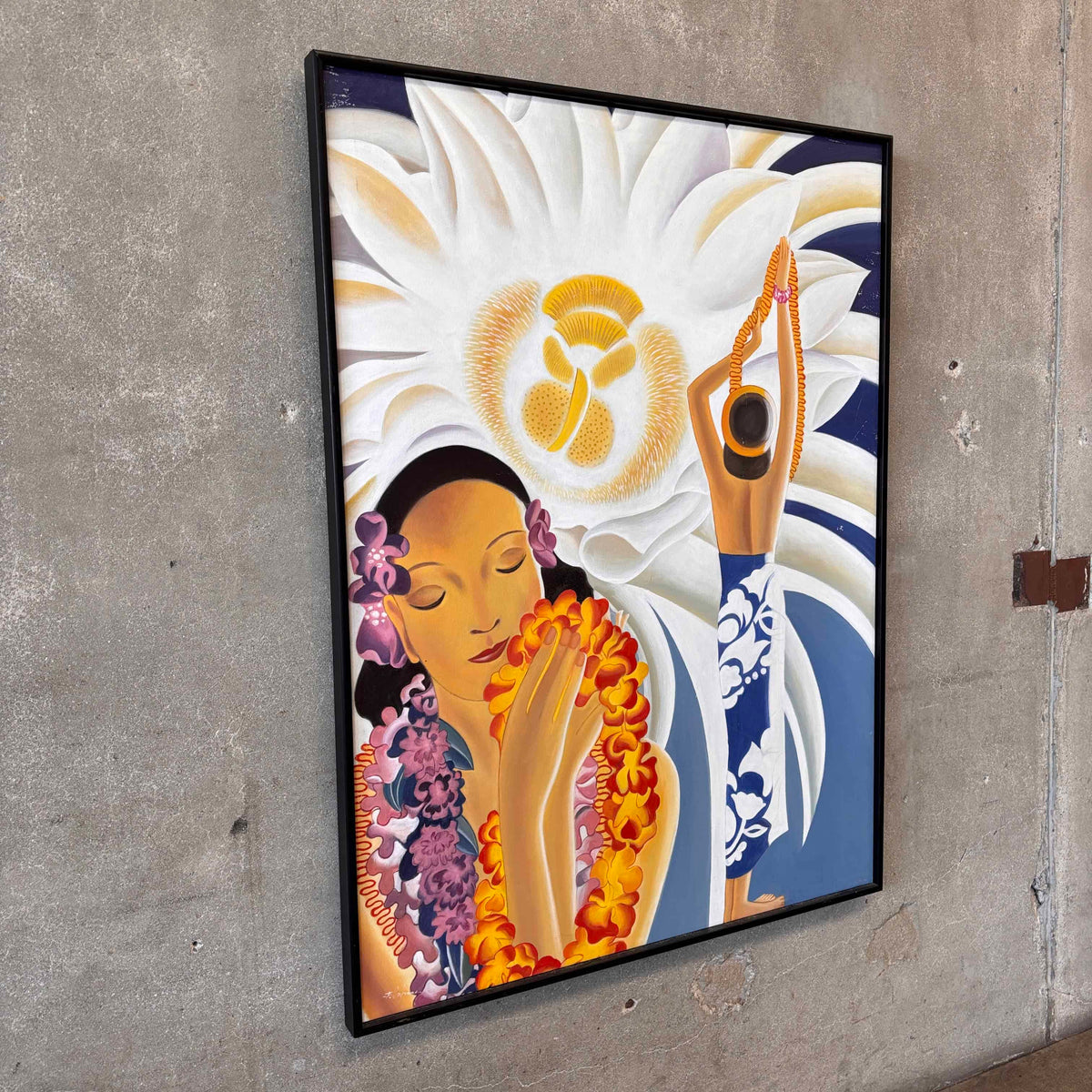 Hawaiian Painting of Iconic Menu