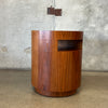 Crate & Barrel "Tambe" Veneered End Table
