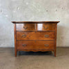 Antique 1890's Oak 4 Drawer Dresser