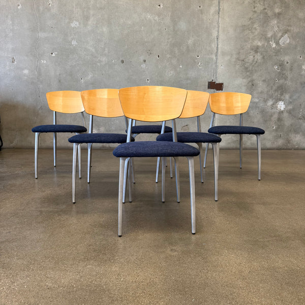 Six Vintage Dining Chairs