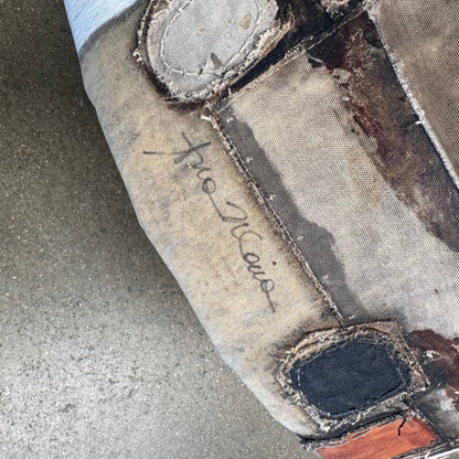 Signed Hand Painted Craft Stool