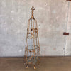 Florentine Metal And Glass Etagere