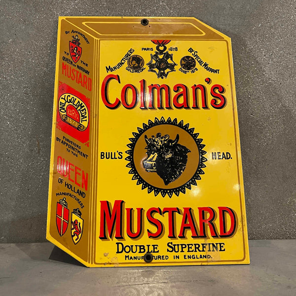 Colman's Mustard Enamel Sign