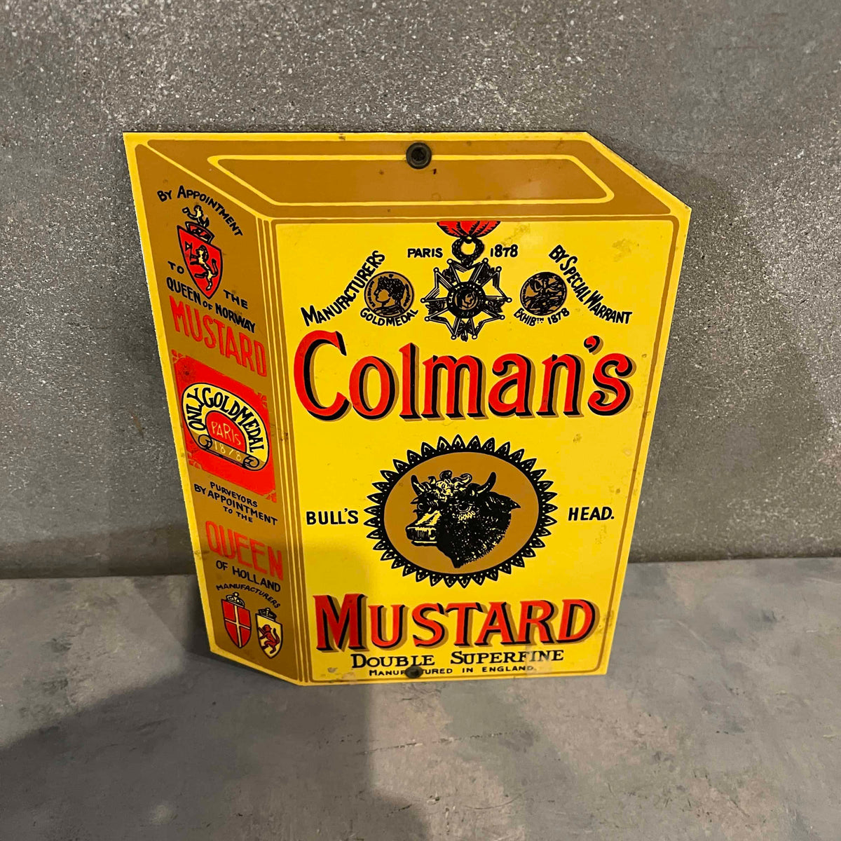 Colman's Mustard Enamel Sign
