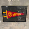 Vintage USC Felt Pennant Framed
