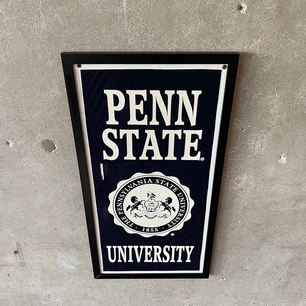 Penn State University Framed Pennant