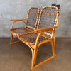 Vintage Snowshoe 1960's Love Seat by Sno Craft Bentwood Construction