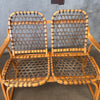 Vintage Snowshoe 1960's Love Seat by Sno Craft Bentwood Construction