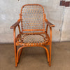 Vintage Snowshoe 1960's Chair by Sno Craft Bentwood Construction