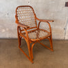 Vintage Snowshoe 1960's Chair by Sno Craft Bentwood Construction