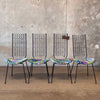 Arthur Umanoff Wrought Iron Table & 4 Chairs