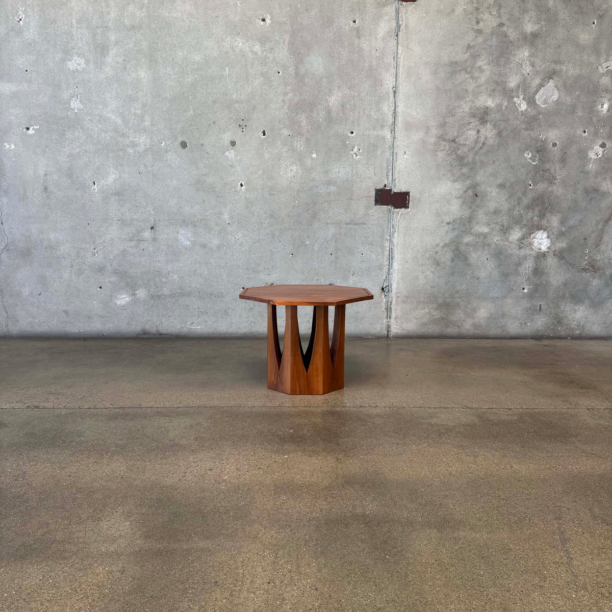 Mid Century Walnut Side Table C. 1955