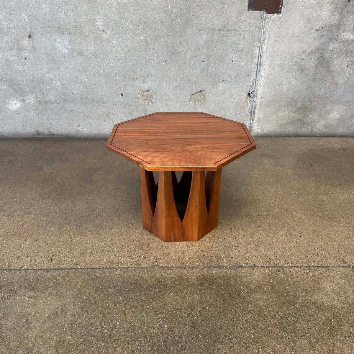 Mid Century Walnut Side Table C. 1955