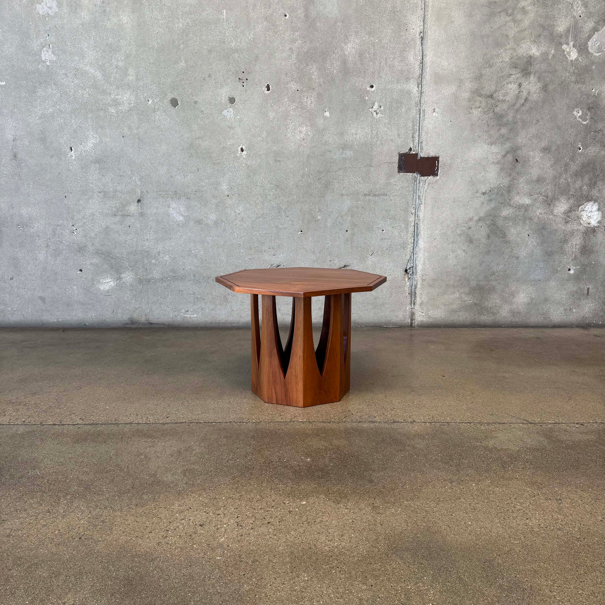 Mid Century Walnut Side Table C. 1955