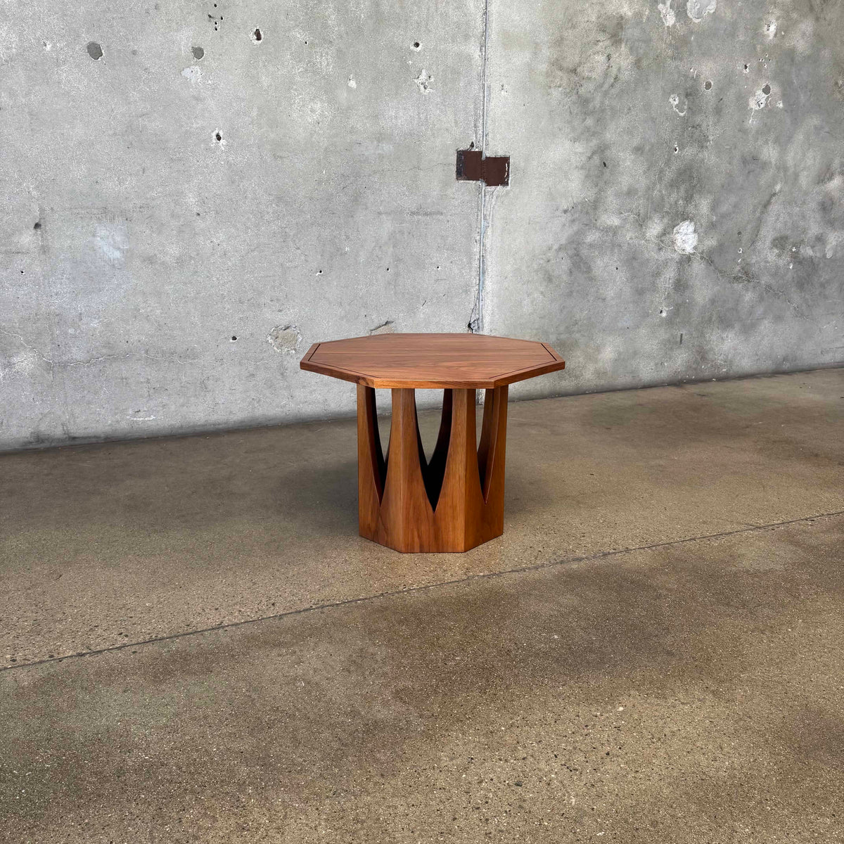 Mid Century Walnut Side Table C. 1955