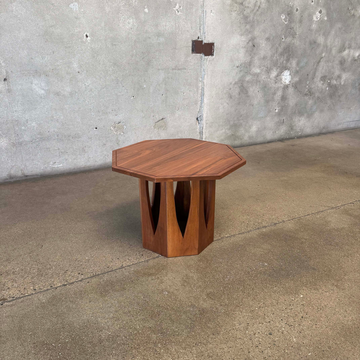 Mid Century Walnut Side Table C. 1955
