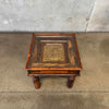 Moroccan Side Table Glass Top
