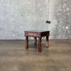 Moroccan Side Table Glass Top