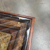 Moroccan Side Table Glass Top
