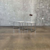 Pair Marcel Breuer White Side Tables