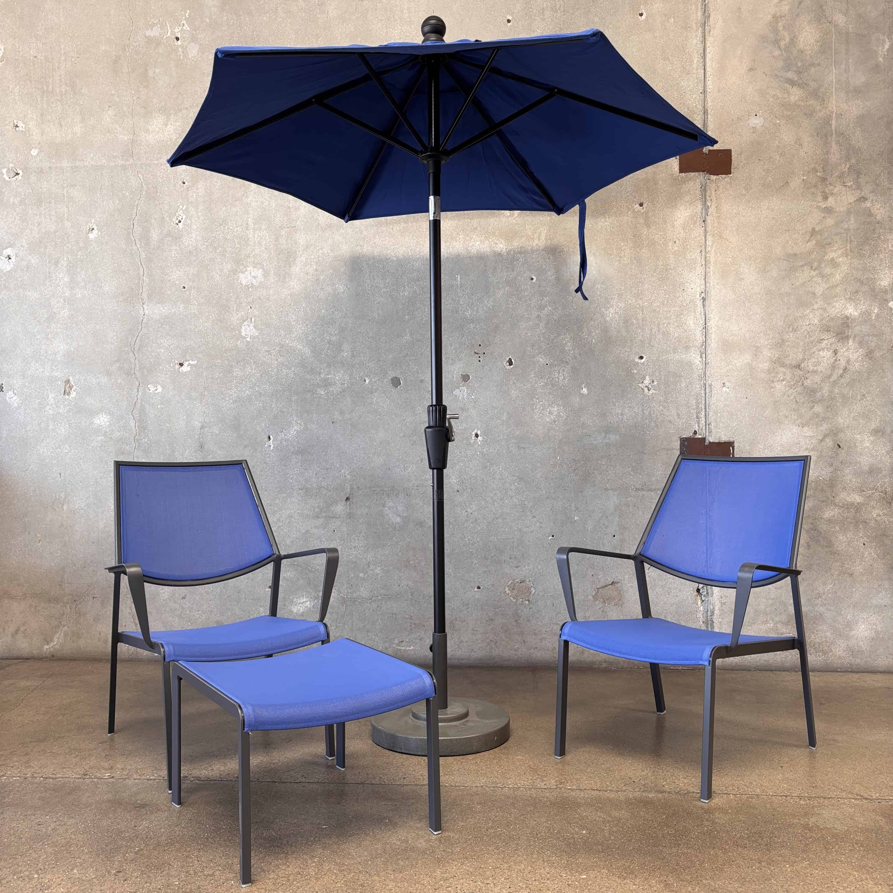 4 seat patio set with umbrella 4 Pc. Patio Set by Crate & Barrel