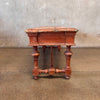 Antique Painted Pine English Coffee Table