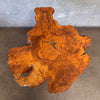 Mid Century Olive Wood Hairpin Leg Table