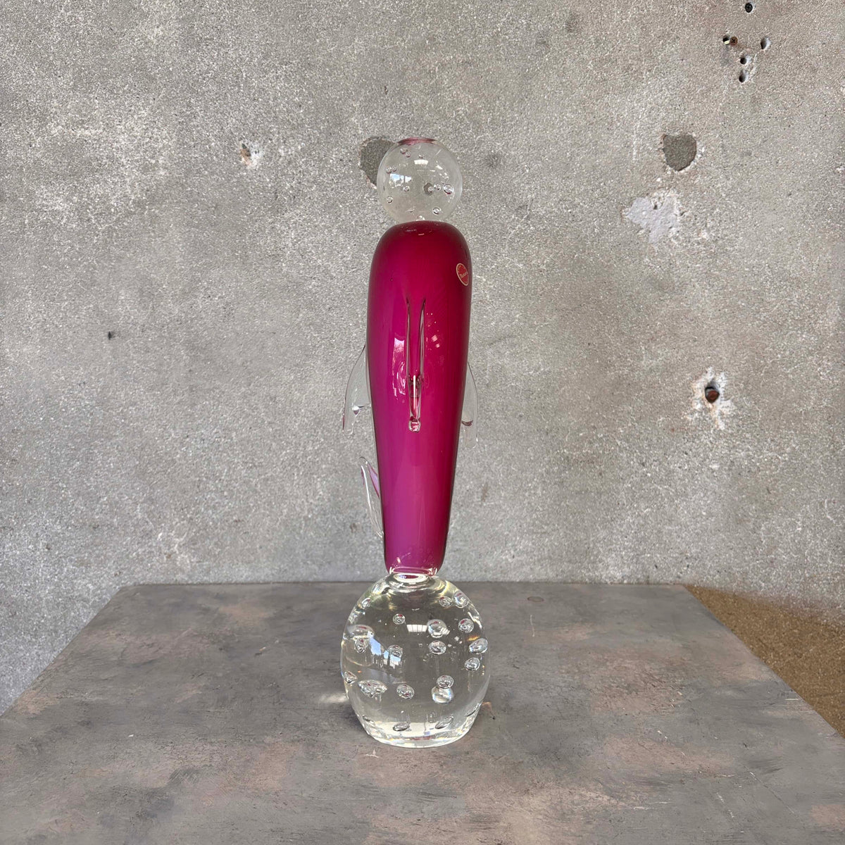 Italian Mid Century Murano Glass Dolphin by Vetri Di Murano