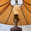 Art Deco Arts & Crafts Wood Lamp