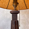 Art Deco Arts & Crafts Wood Lamp