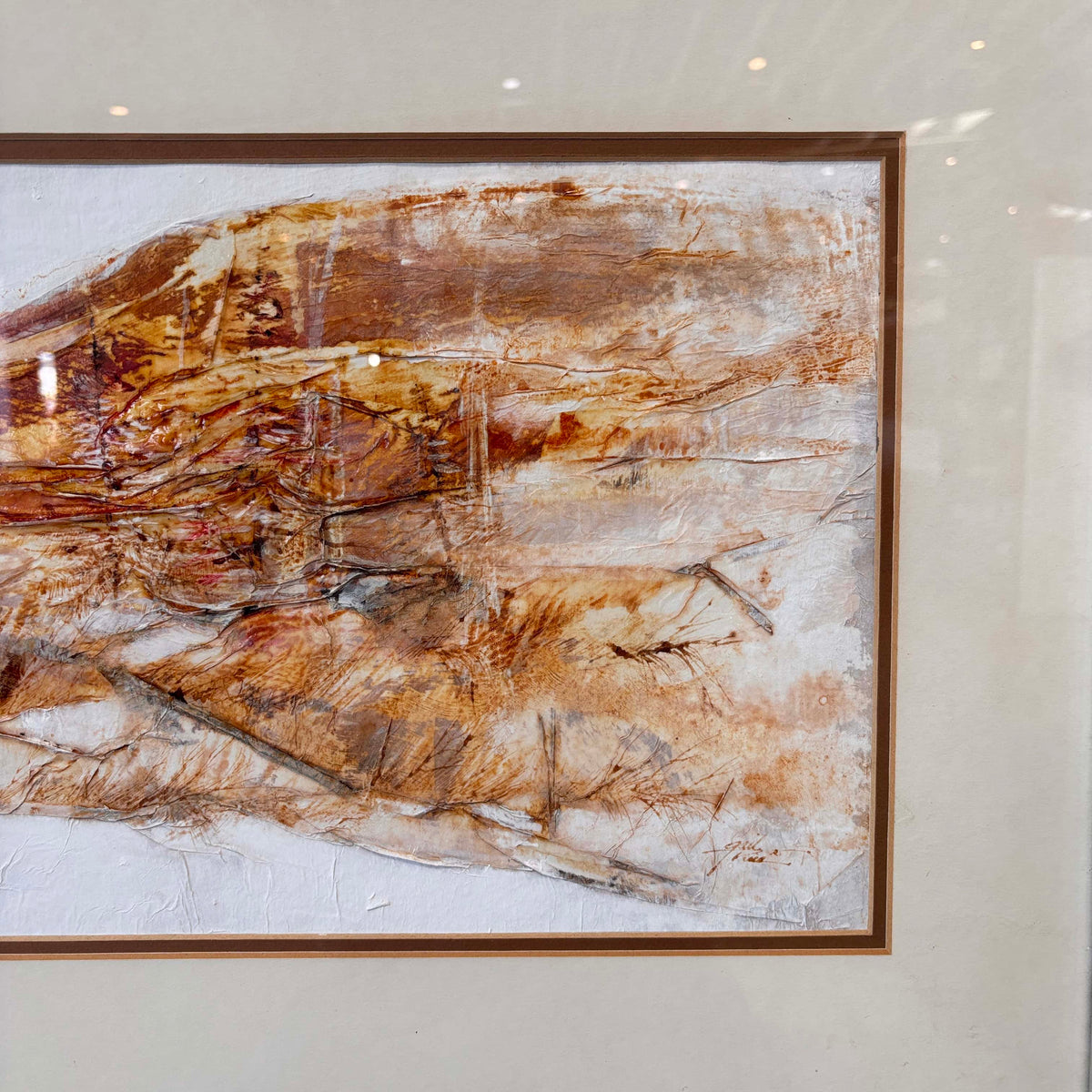 Original Mixed Media "Red Mountain" by Gail Price
