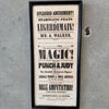 1940s Victorian Magic Show Framed Print