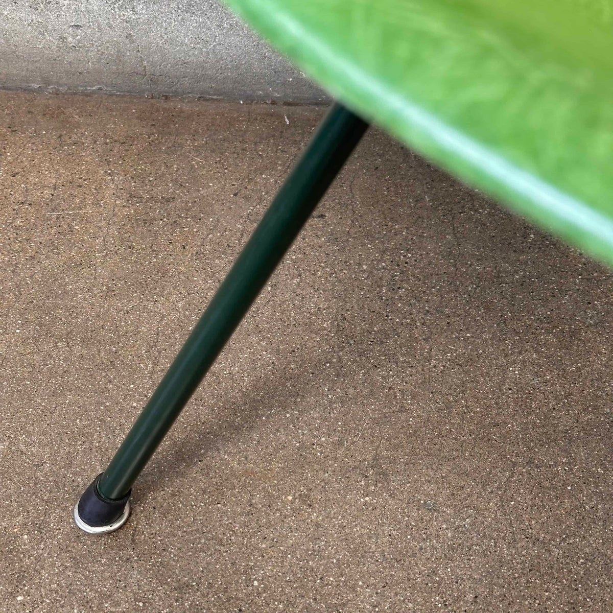 Modernica Shell Chair - Forrest Green LCW X-Base on Green Apple Fiber Base