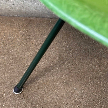 Modernica Shell Chair - Forrest Green LCW X-Base on Green Apple Fiber Base