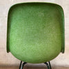 Modernica Shell Chair - Forrest Green LCW X-Base on Green Apple Fiber Base